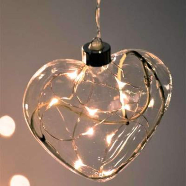 Heart Hanging Glass Light