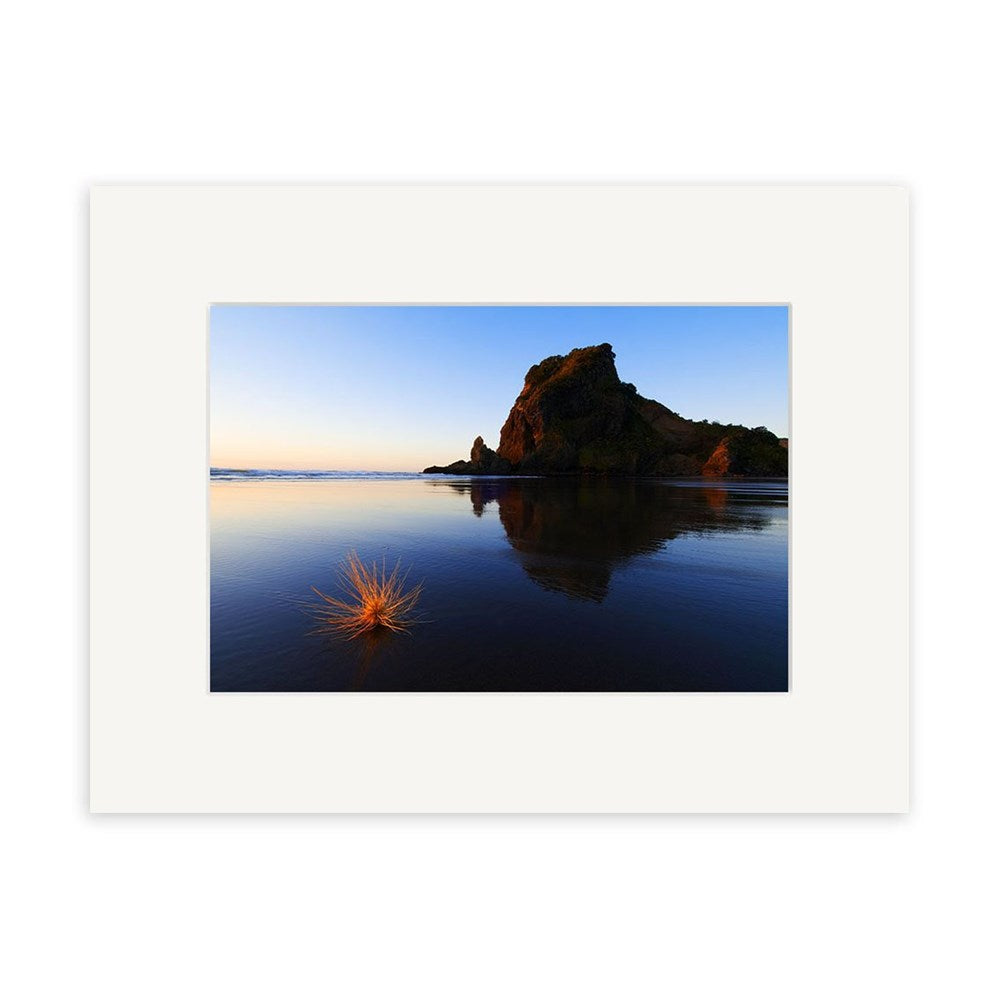 Piha At Sunset