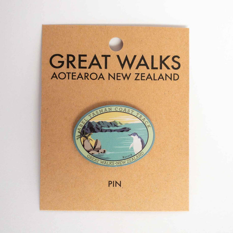 These Great Walks Of New Zealand Lapel Pins Look Great On Hats & Packs