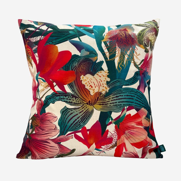 Orchid & Magnolia Cushion Cover