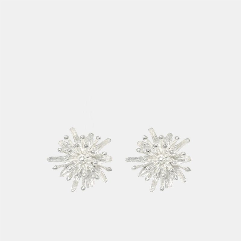 Mt Cook Lily Stud Earrings Sterling Silver
