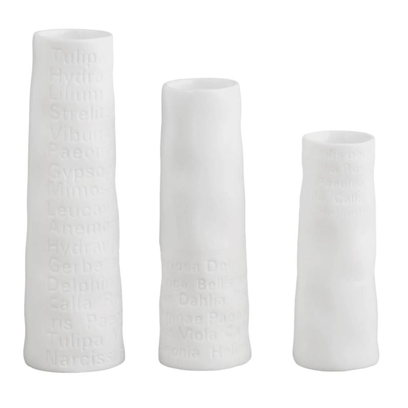 Poetry Mini Vases | Set Of 3
