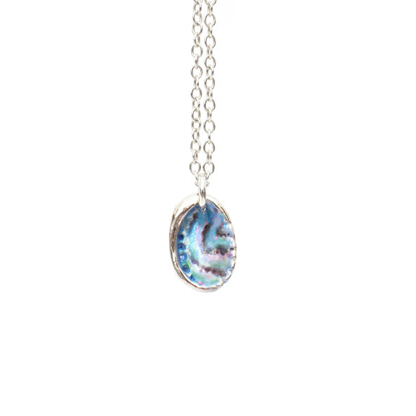 Paua Shell Earrings & Necklace