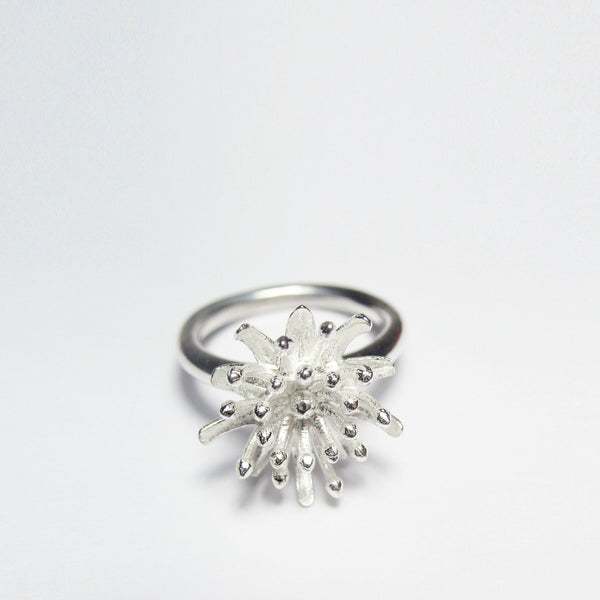 Mt Cook Lily Ring Sterling Silver