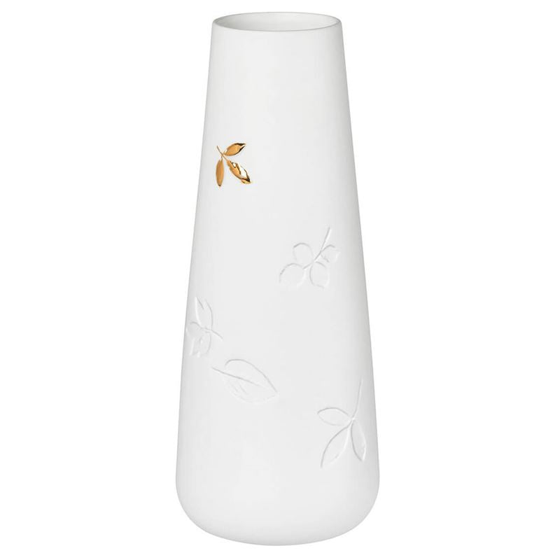 Golden Leaf Vase