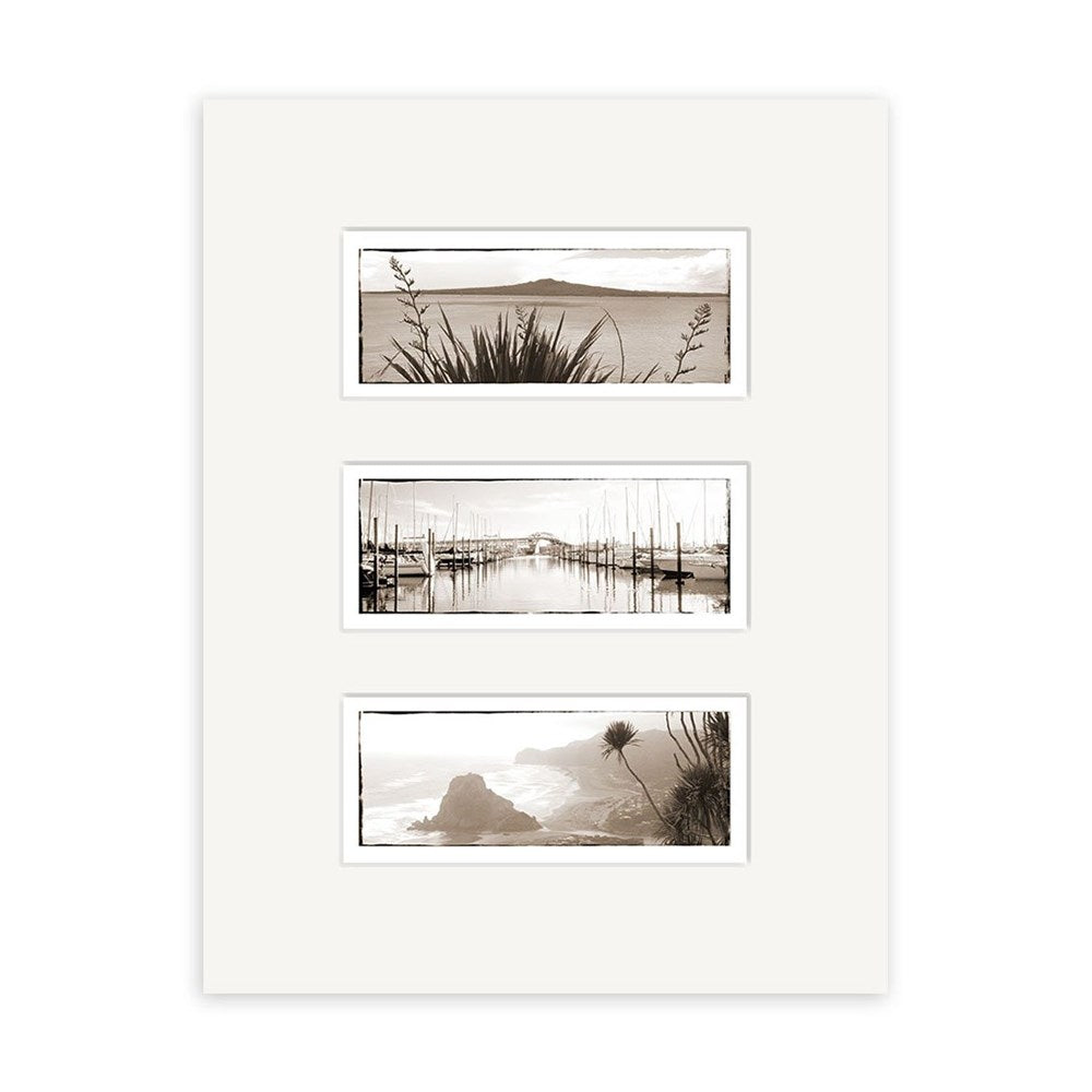 Photographic Print Auckland Triptych By Reuben Price
