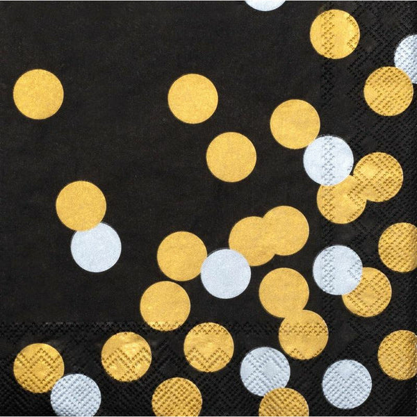 Napkins With Gold Spots