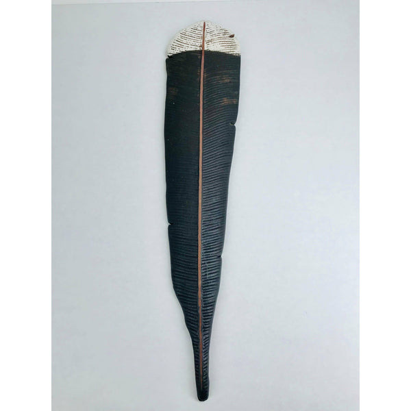 Terracotta Huia Feather