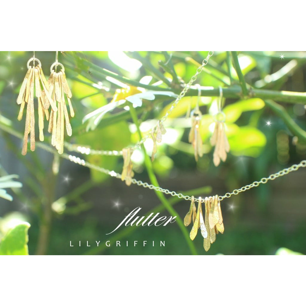 Flutter Necklace Gold