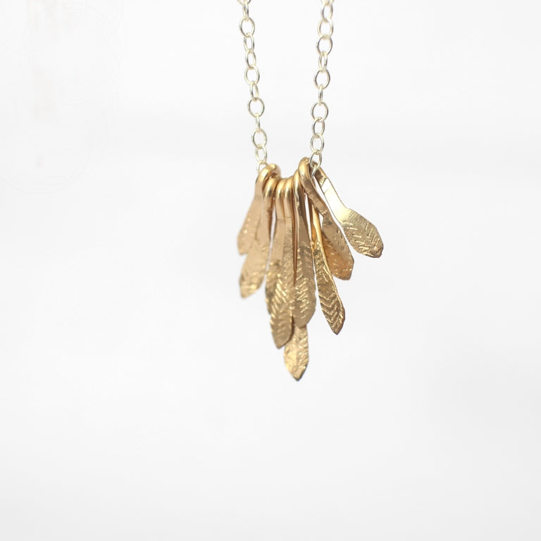 Flutter Necklace Gold