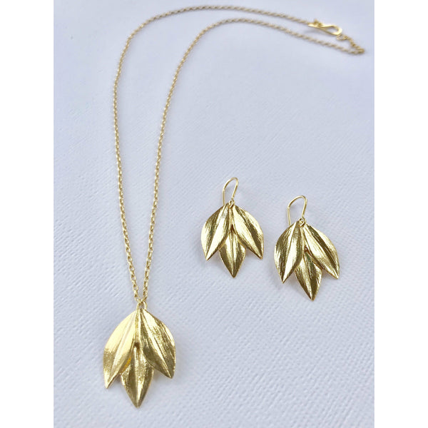 Athena Earrings 22ct Gold Plate