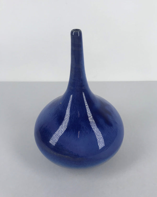 Small Blue Glazed Gourd