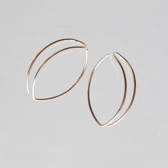 Open Leaf Earrings
