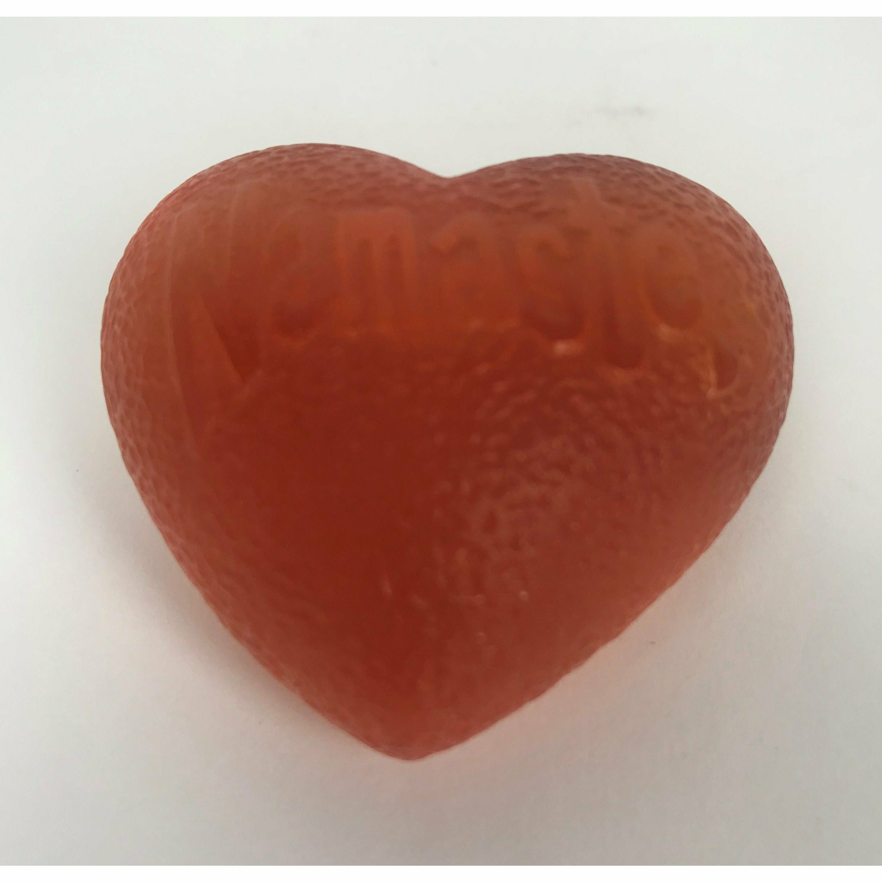 Solid Glass Hearts