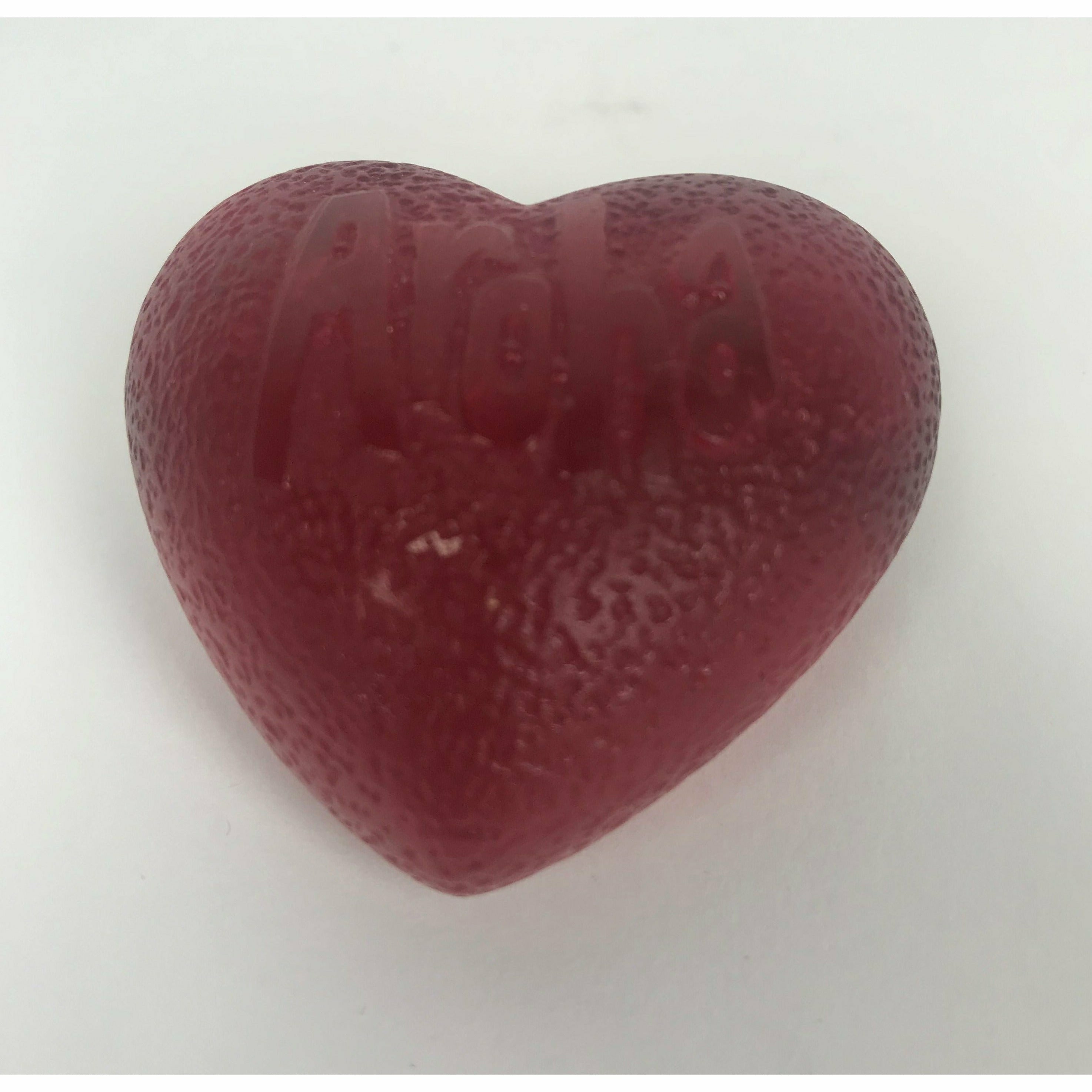 Solid Glass Hearts