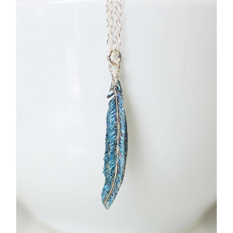 Tui Feather Earrings & Necklace