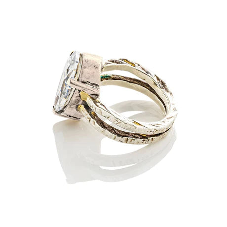 Venus Ring Silver Crystal Quartz