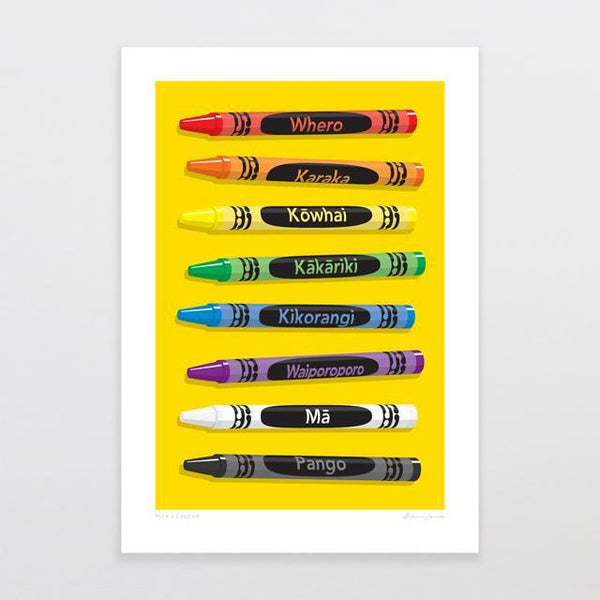 Pick A Colour Art Print