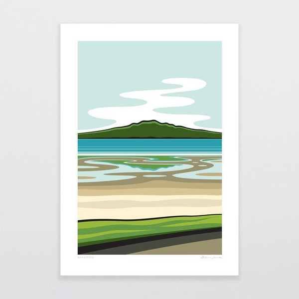 Rangitoto Art Print