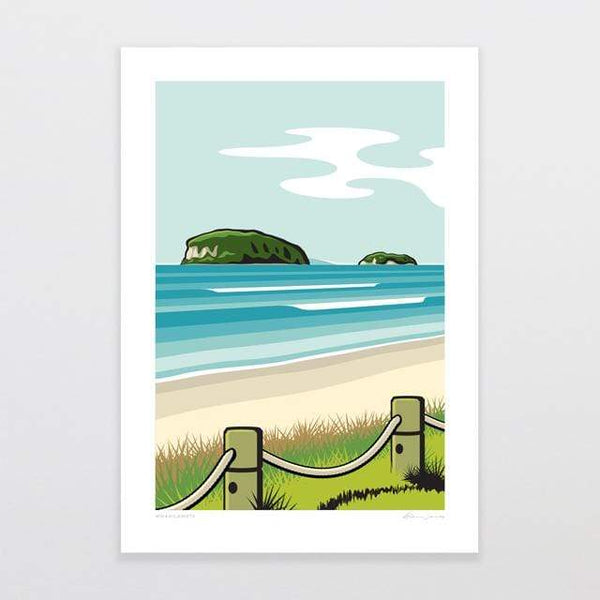 Whangamata Art Print