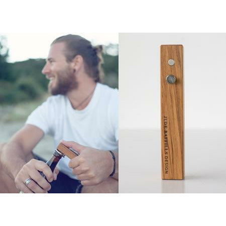 Magnetic Rimu Bottle Opener