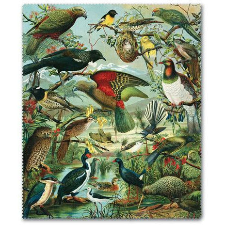 NZ Native Birds Lens Cloth   |   Buller's Birds