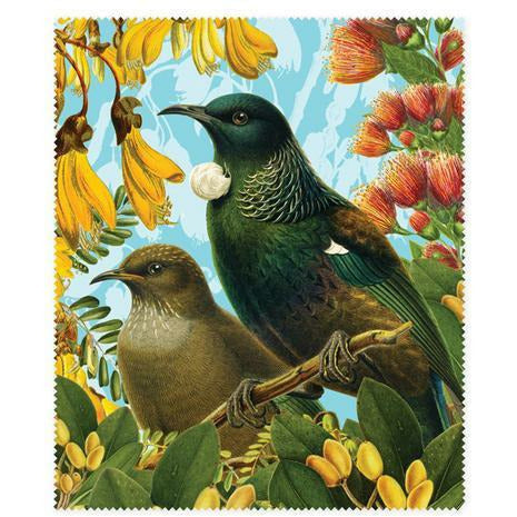 NZ Native Birds Lens Cloth   |   Buller's Birds
